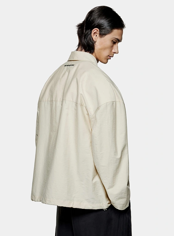 Ветровка MKI MIYUKI ZOKU Washed Cotton Nylon Box Bone