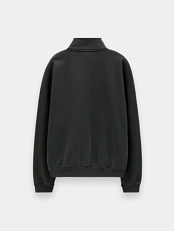 Халф-зип MKI MIYUKI ZOKU Uniform Quarter Zip Pigment Black