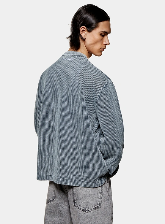 Лонгслив MKI MIYUKI ZOKU Pigment Grey Loose Gauge L/S