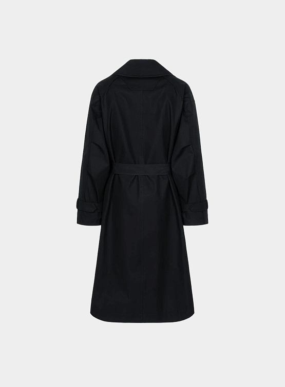 Тренч JUUN.J Bentail Hidden Double Trench Coat Black