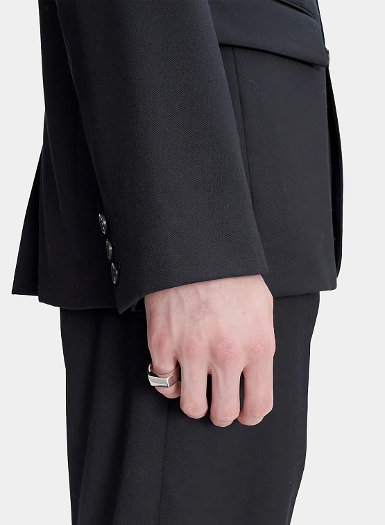 Кольцо A.P.C. Minimal Signet Ring Argent