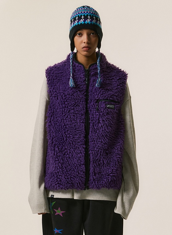 Флисовый жилет LMC Active Gear Sherpa Fleece Vest Purple