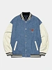Бомбер LMC Denim Varsity Jacket Blue