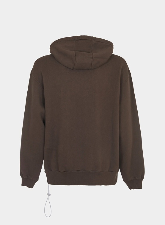 Худи BONSAI Hoodie Sweatshirt Dark Brown