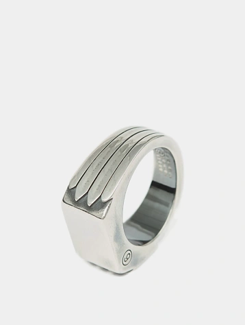 Кольцо MM6 Maison Margiela Brunito Minimal Logo Ring