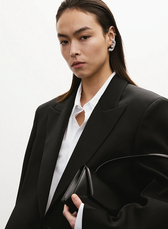 Женский пиджак Recto Structure Wool Tailored Black