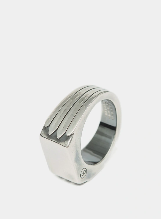 Кольцо MM6 Maison Margiela Brunito Minimal Logo Ring