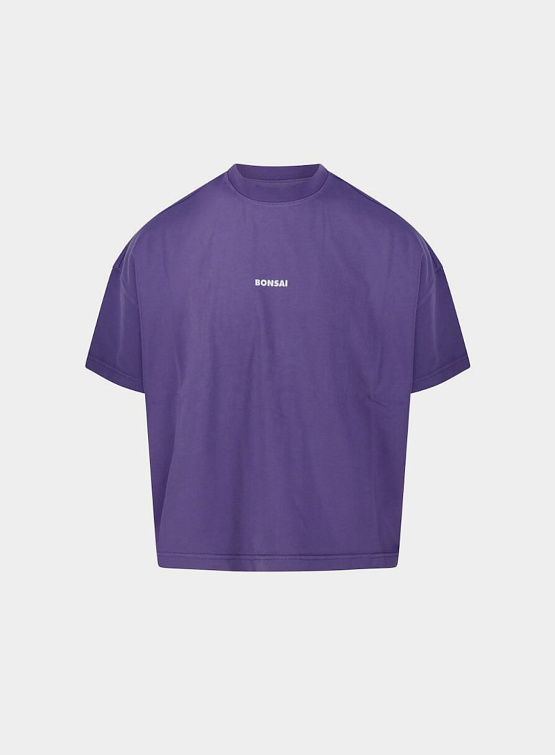 Футболка BONSAI Box Logo Tee Purple