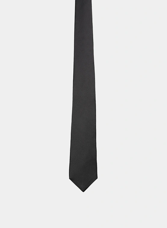 Галстук COOR Silk Satin Tie Black