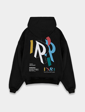 Худи Represent Clo Initial Assembly Jet Black