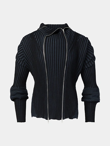 Кардиган LUEDER Healer Knit Zip Jacket Black Grey