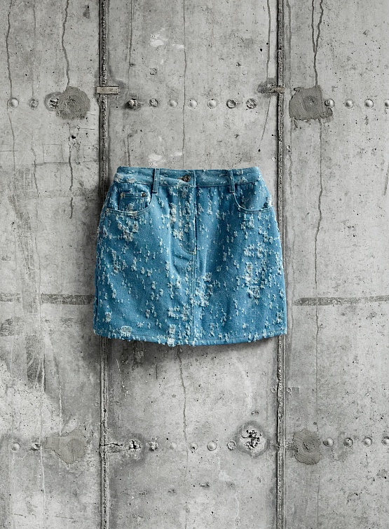 Женская юбка JUUN.J Bullet Denim Mini Skirt Sky Blue