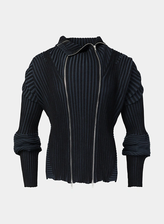 Кардиган LUEDER Healer Knit Zip Jacket Black Grey