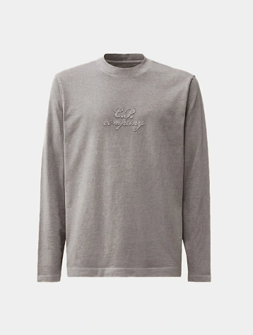 Лонгслив C.P. Company 1020 Jersey Logo Lavander Violet