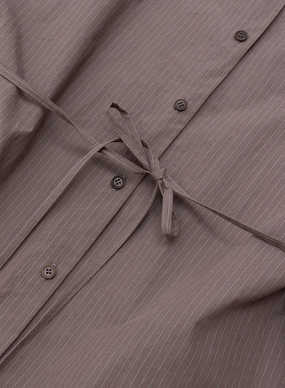 Женское платье-рубашка AMOMENTO Stripe Grey