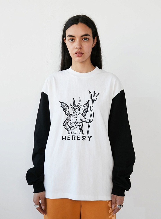 Лонгслив Heresy Devilry Ecru/Black