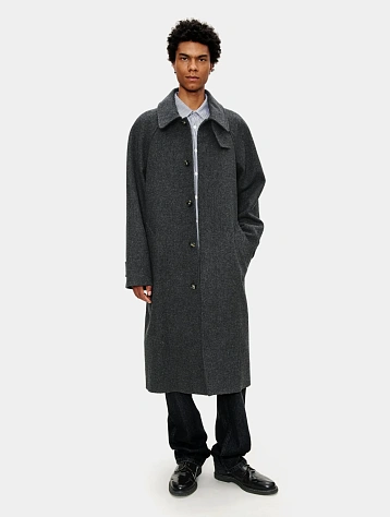 Пальто A.P.C. Solid-Colour With Raglan Sleeves Anthracite