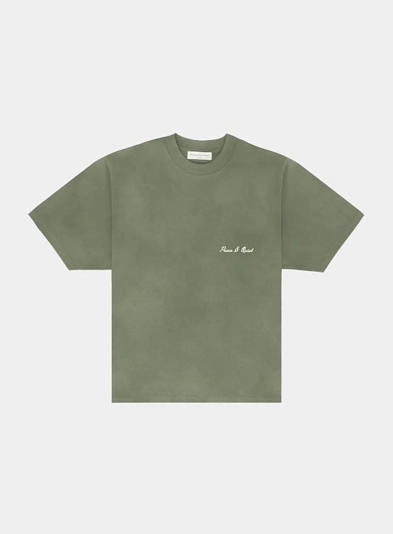 Футболка MUSEUM OF PEACE & QUIET Signature Olive