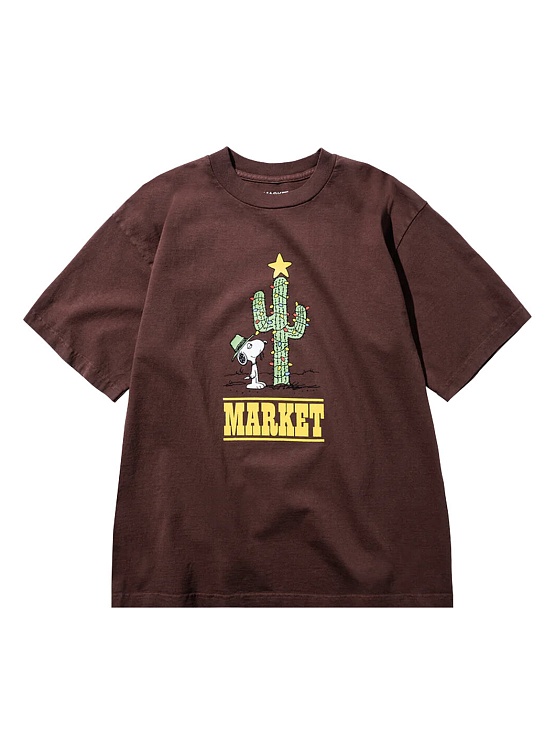 Футболка MARKET Peanuts Desert Star Washed Brown