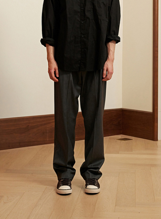Брюки FrizmWORKS Side Adjust Two Tuck Slacks Charcoal