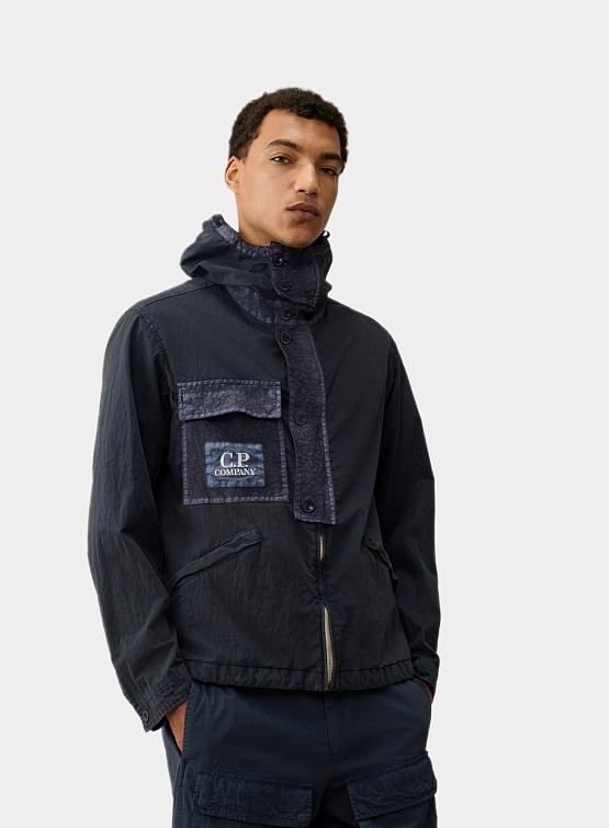 C.P. Company 50 Fili Gum Hooded Jacket Mood Indigo C.P. Company Studio Slow