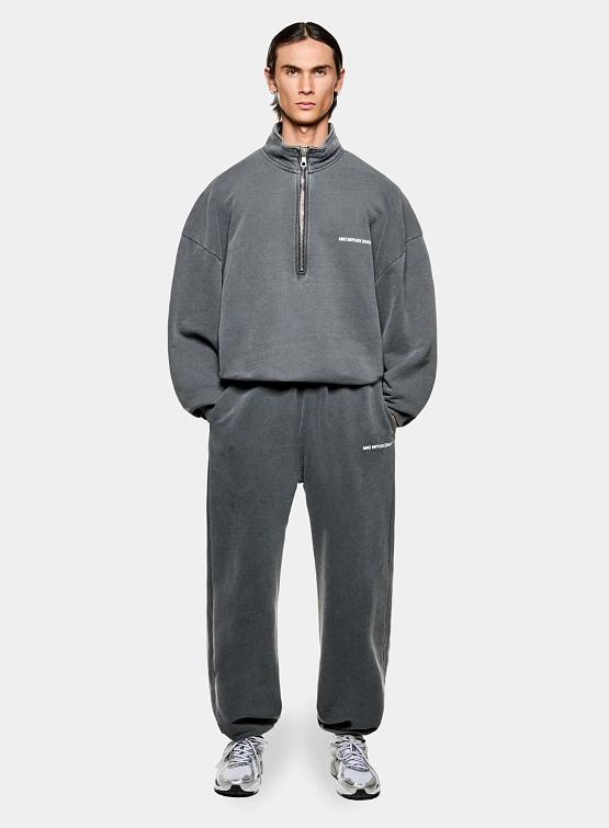 Халф-зип MKI MIYUKI ZOKU Uniform Pigment Black