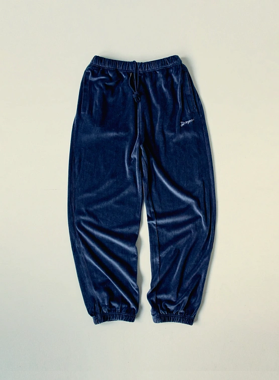 Брюки YESEYESEE Y.E.S Velour Pants Smoky Blue