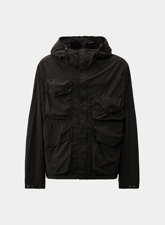 Ветровка C.P. Company Flatt Nylon Goggle Total Eclipse