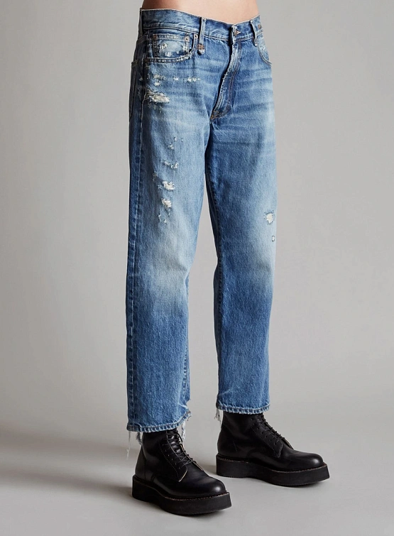 Женские Джинсы R13 Boyfriend Bain W Rips