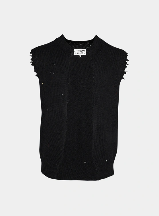 Жилет MM6 Maison Margiela Knit Black