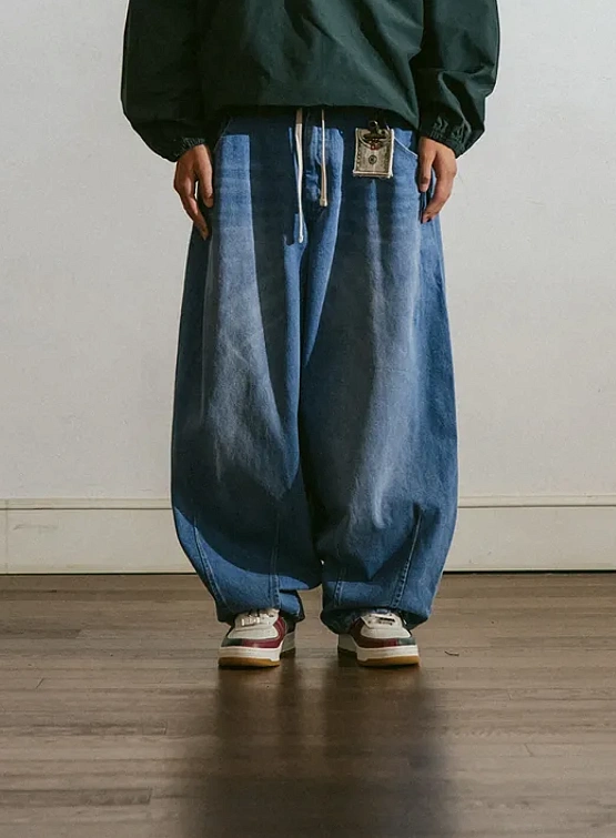 Джинсы ANGLAN Pit Pocket Dart Denim Balloon Denim