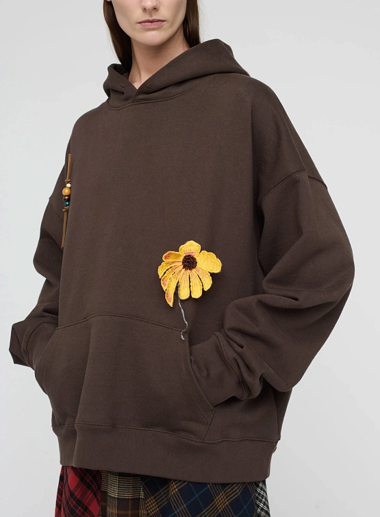 Женское худи Song for the Mute 25.2 Sunflower Relaxed Dirt
