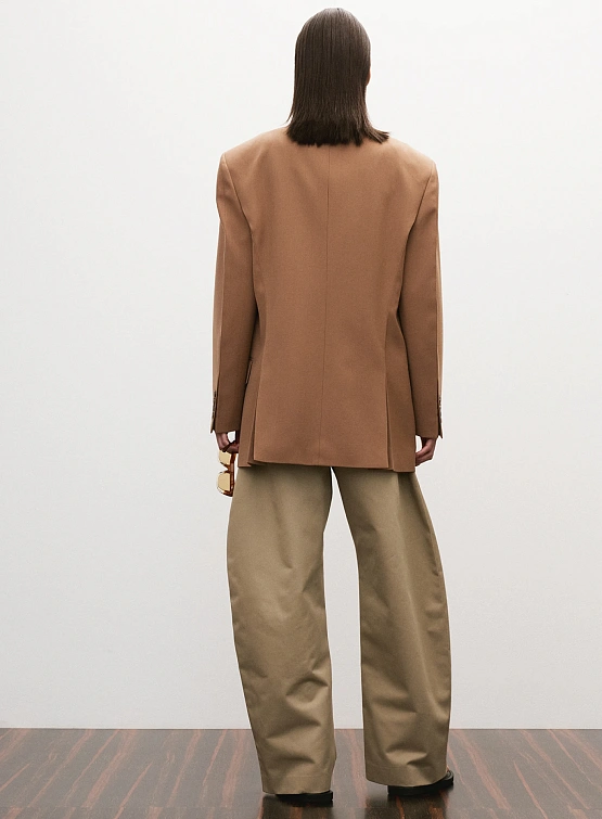 Женский пиджак Recto Structure Wool Tailored Rose Beige