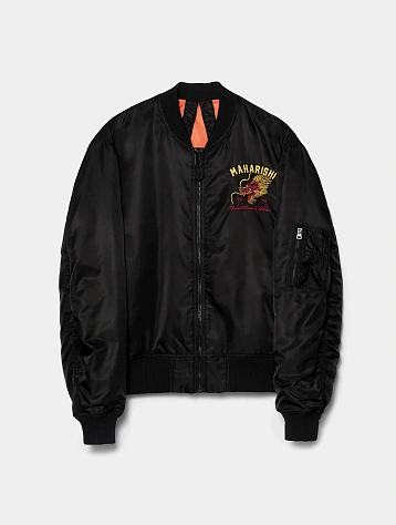 Бомбер MAHARISHI 5247 Tour Dragon Map MA1 Black