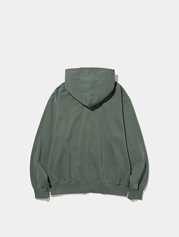 Зип-худи Uniform Bridge Basic Sweat Hood Zip Up Sage Green