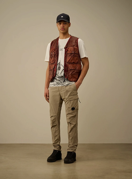 Футболка C.P. Company 24/1 Jersey Man In The Sea Gauze White