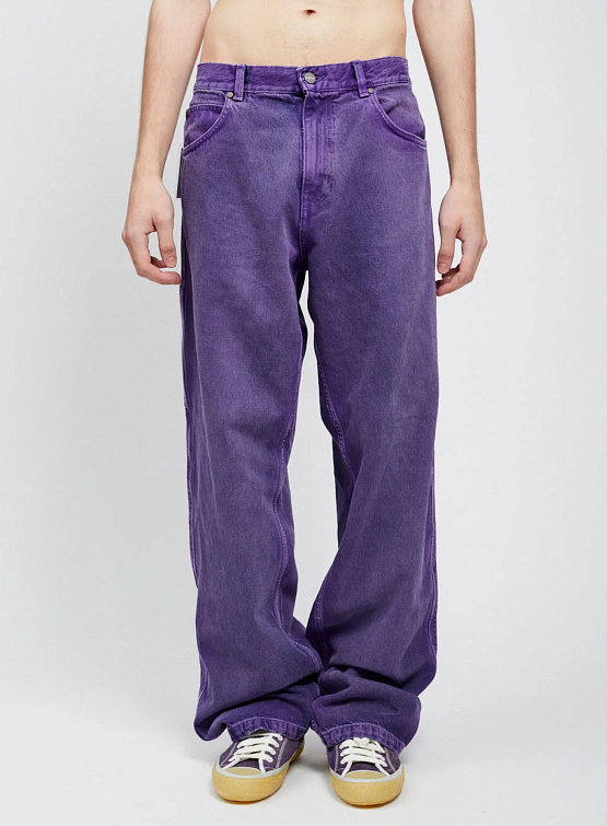 Джинсы BONSAI Super Loose Fit Jeans Pant Purple