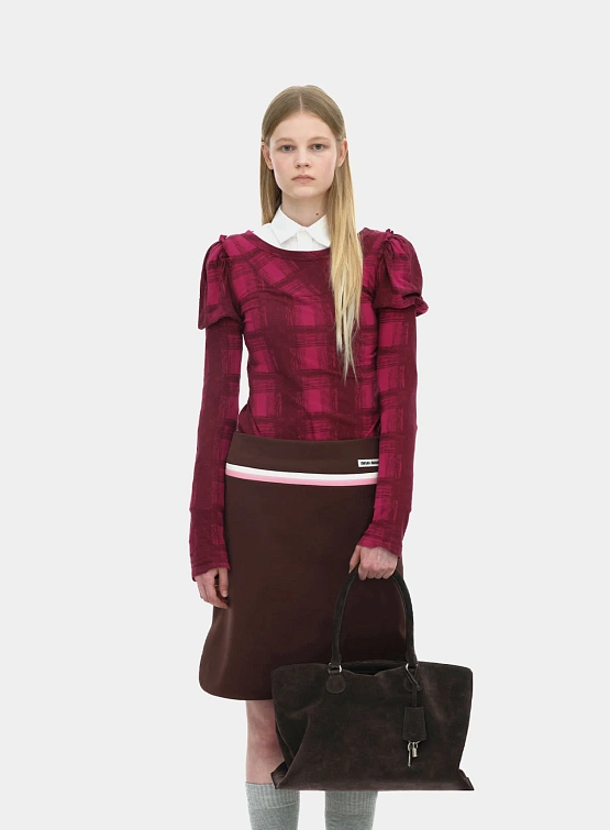 Сумка OSOI Shell Brot Suede Mocha