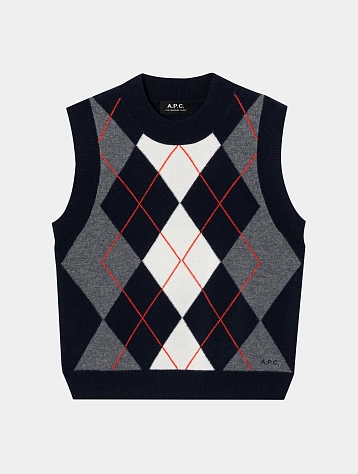 Женский жилет A.P.C. Pia Сardigan Dark Navy