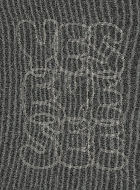 Лонгслив YESEYESEE C-Logo Pigment L/S Charcoal