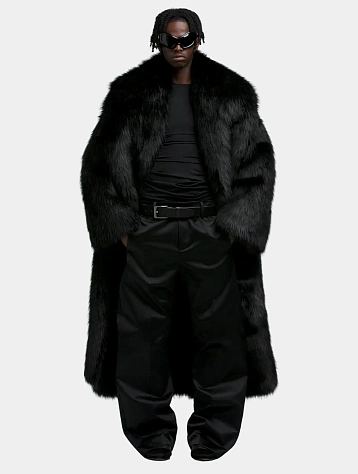 Шуба entire studios Vast Fur Coat Black