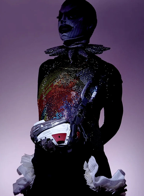 Сумка INNERRAUM Object I02 Clutch / Crossbody Patchwork Matt Black