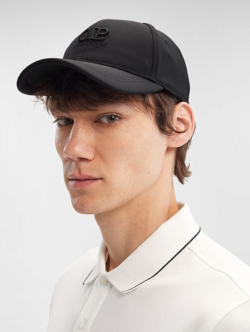 Кепка C.P. Company C.P. Shell-R Logo Cap Black