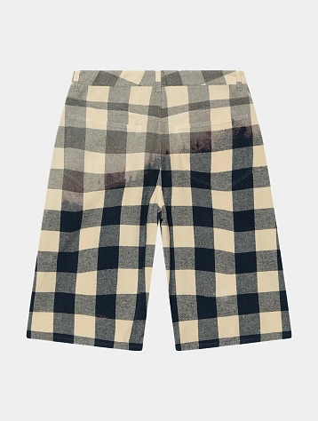 Шорты 424 Big Daddy Short Bleached And Dying Tea Check