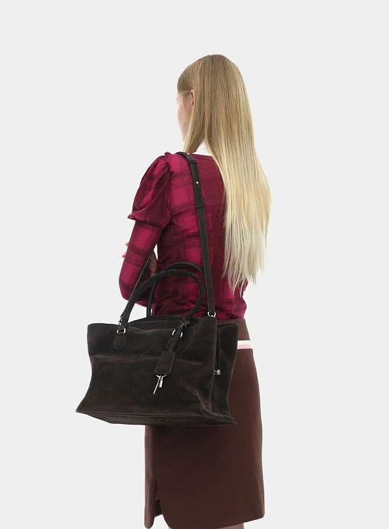 Сумка OSOI Shell Brot Suede Mocha