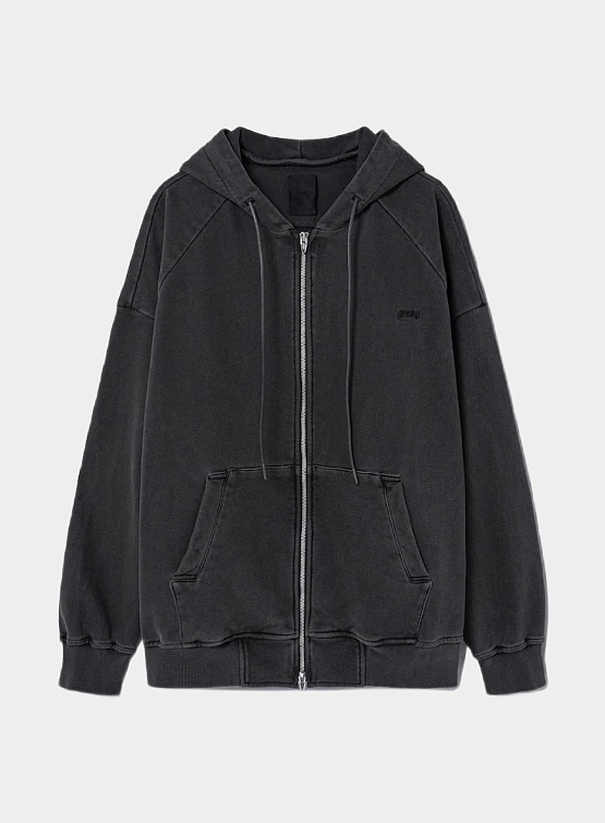 Зип-худи JUUN.J Kangaroo Hood Zip-up Gray