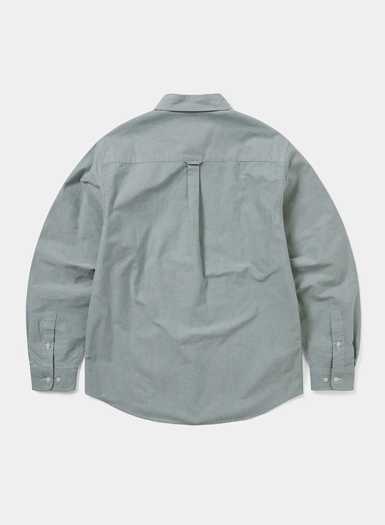 Рубашка thisisneverthat Oxford Shirt Green