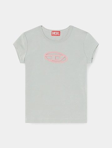 Женская футболка Diesel T-Angie Maglietta Light Grey