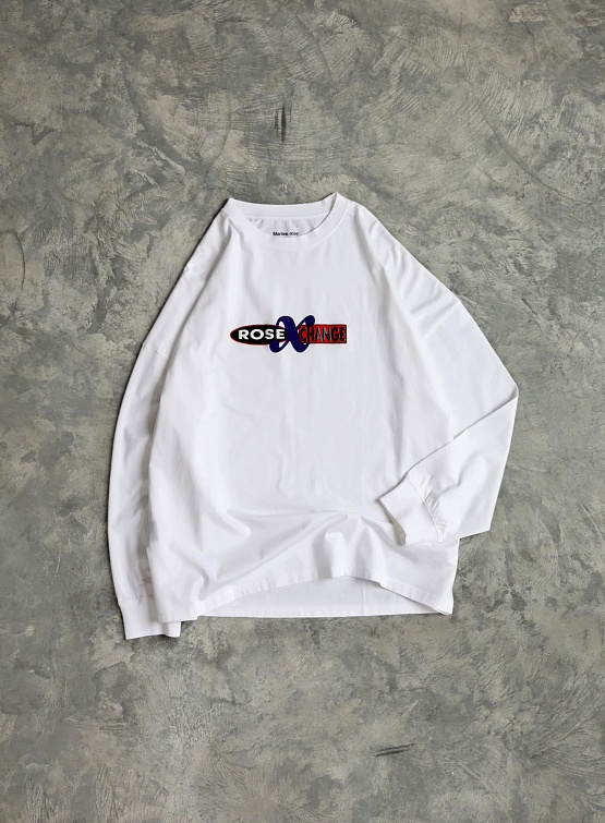 Лонгслив Martine Rose Oversized L/s T-Shirt White