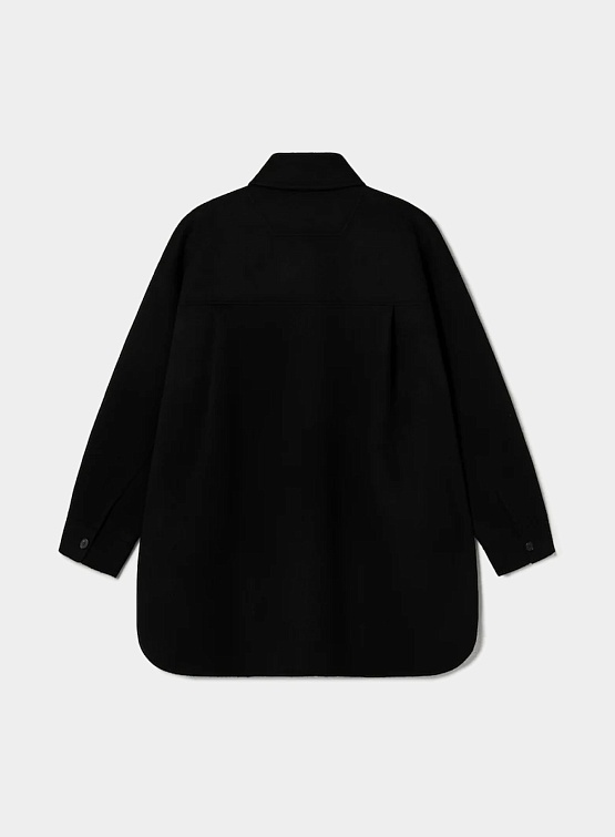 Женский овершот JUUN.J Handmade Wool Overfit Shirt Black